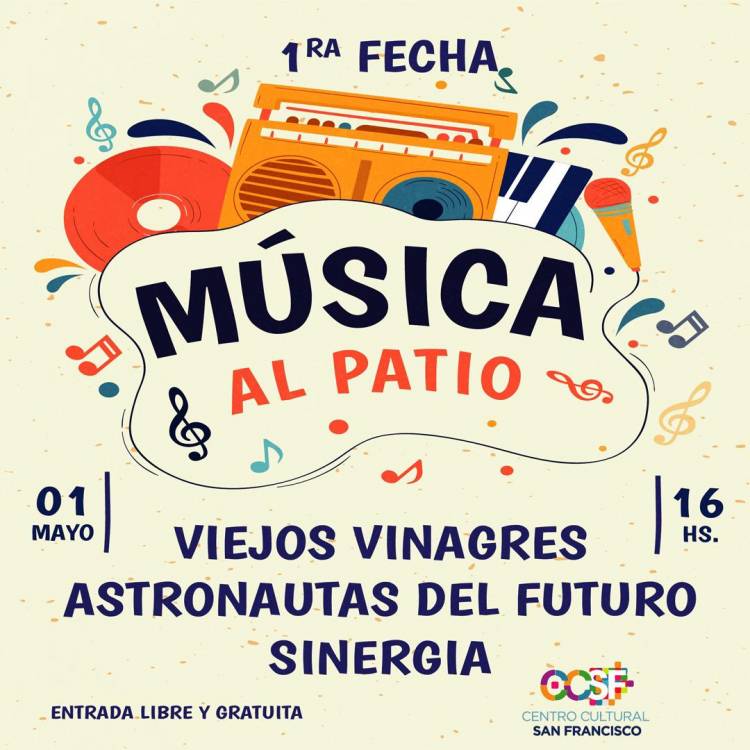 Se viene música en el patio