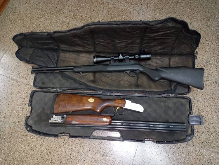 EN UNA VIVIENDA  SECUESTRARON DOS ARMAS DE FUEGO POR VIOLENCIA FAMILIAR