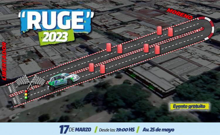 El trazado del San Francisco Ruge 2023