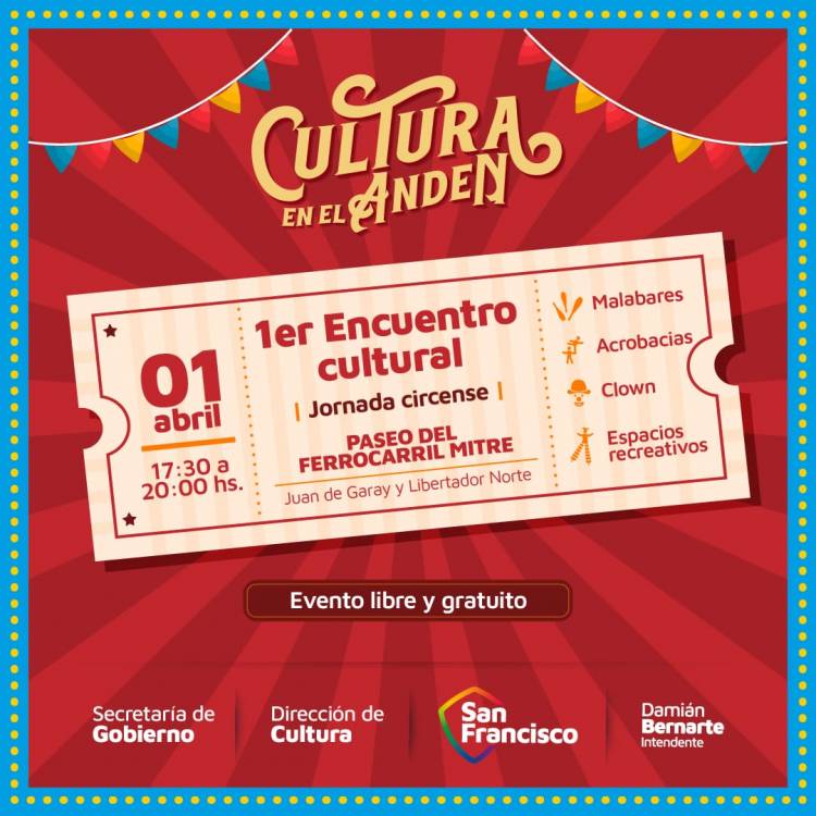 Nuevo ciclo "Cultura en el Andén"
