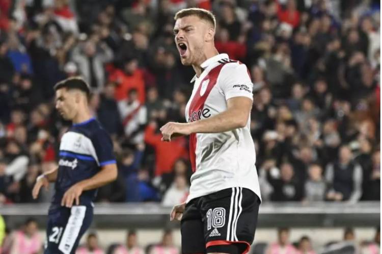 River goleó a Gimnasia y mantiene la ventaja en la cima de la Liga Profesional