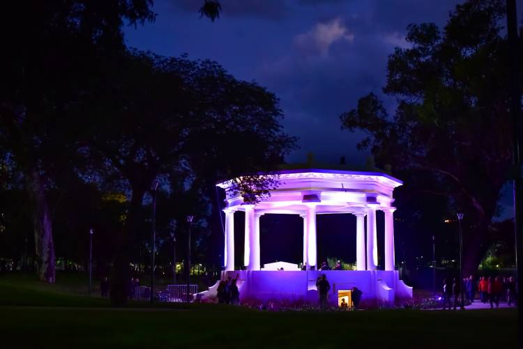EL PARQUE LAS HERAS-ELISA SE REENCUENTRA CON SU HISTORIA: LLARYORA INAUGURÓ LAS OBRAS DE RECUPERACIÓN DEL CENTENARIO ESPACIO VERDE