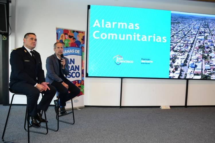Se presentó la primera etapa de implementación del sistema de “Alarmas comunitarias”