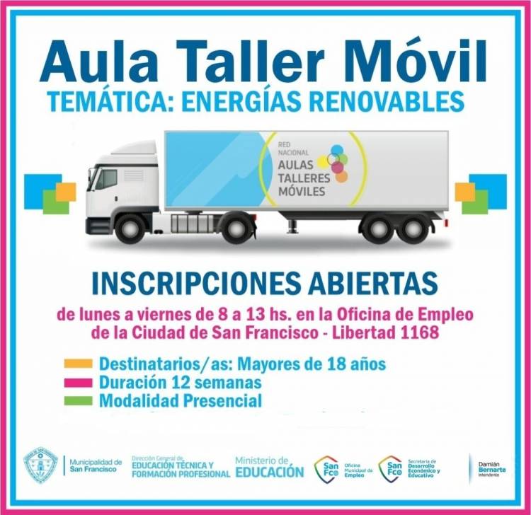 Siguen abiertas las inscripciones para capacitarse en Energías Renovables
