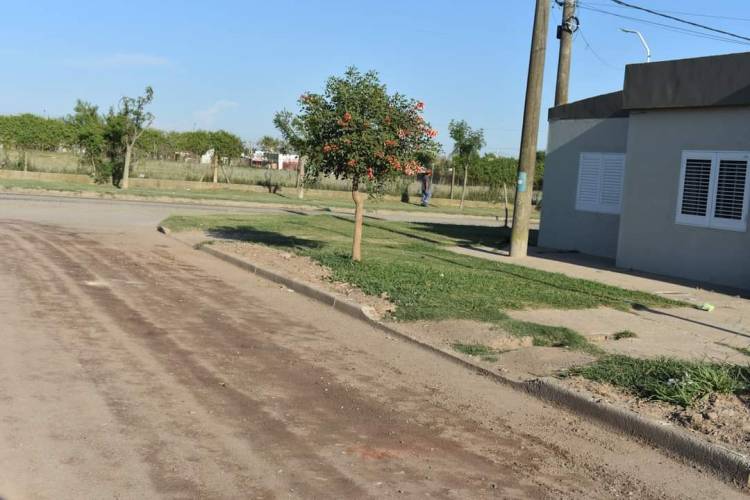 Construcción de cordón cuneta de hormigón en calzadas urbanas | Ya se encuentra en un 80 % para su finalización
