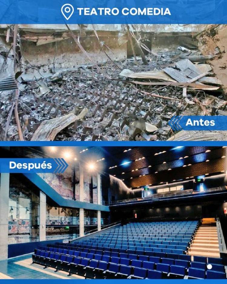 Llaryora anunció que el teatro Comedia reabrirá sus puertas el Día de Córdoba