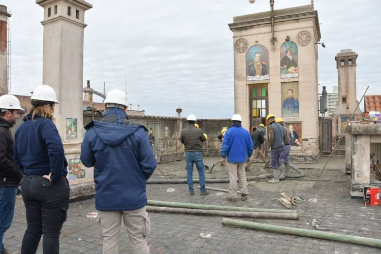 A buen ritmo avanza la segunda etapa de la restauración del Palacio Tampieri
