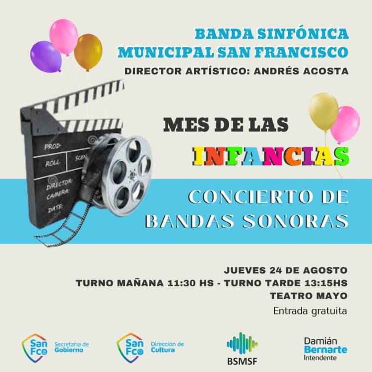 Concierto de Bandas Sonoras para estudiantes de la ciudad