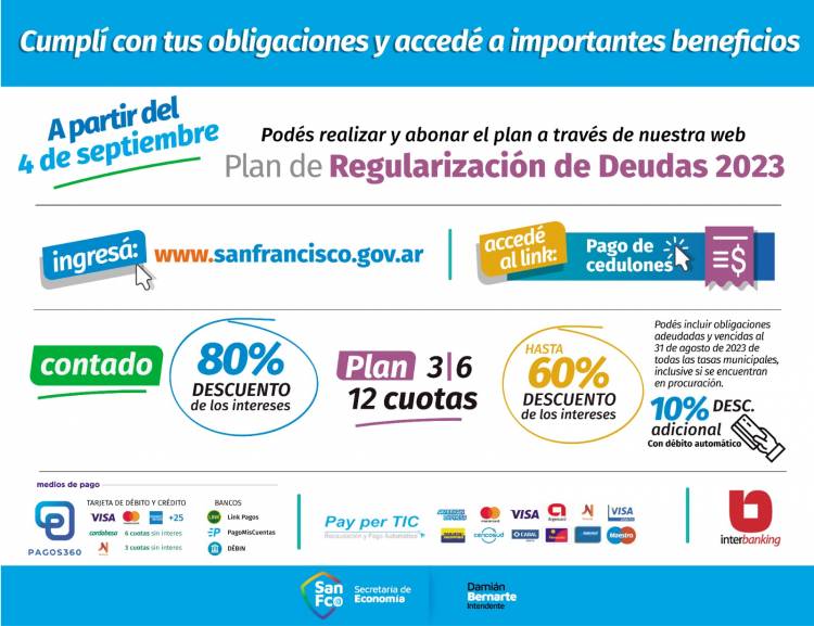 Plan de Regularización de Deudas 2023
