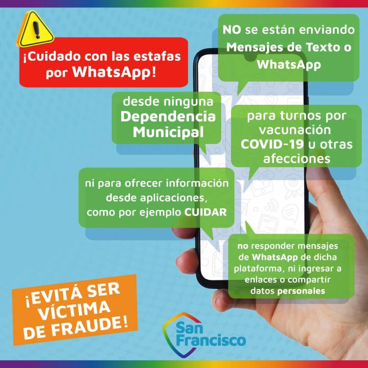 Atención prevención de estafas virtuales
