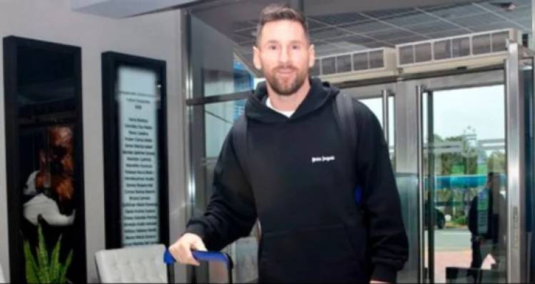 Eliminatorias: Lionel Messi llegó a la Argentina y se suma a la Selección