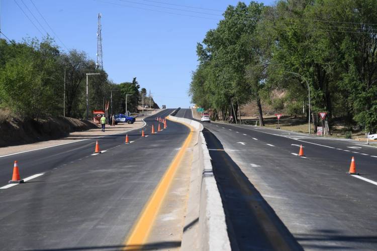 Avanzan los trabajos en la autovía ruta 5