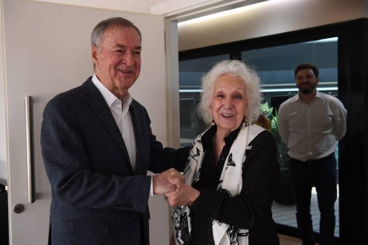 Schiaretti recibió a Estela de Carlotto