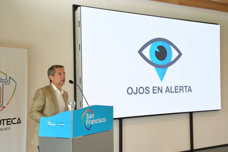 Se lanzó el programa de seguridad Ciudadana Ojos en Alerta
