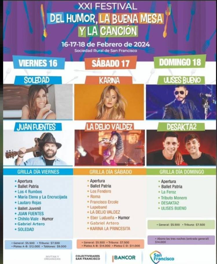 El Festival de la Buena Mesa será transmitido para todo el país por la TV Pública