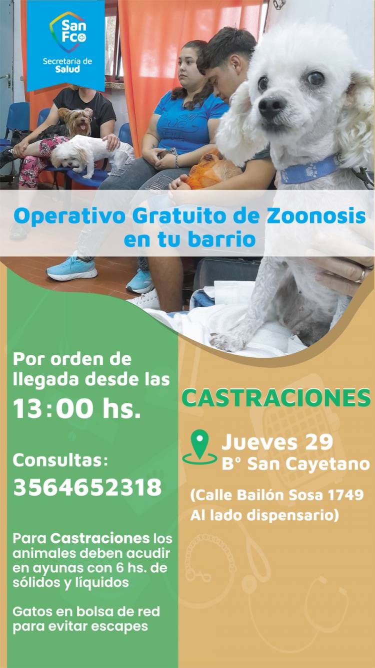 Inicia la campaña gratuita 2024 de castraciones y vacunación antirrábica
