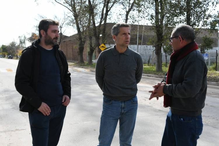Bernarte habilitó la pavimentación en Av. Libertador Sur