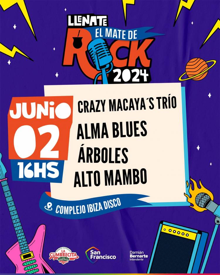 La ciudad se prepara para otro domingo de rock