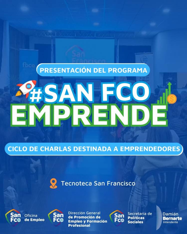 Última Charla del Ciclo San Francisco Emprende