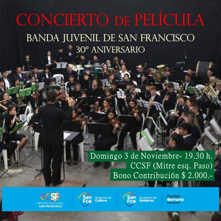 “Concierto de Película” en el Centro Cultural