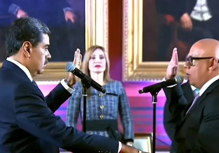 Venezuela: Nicolás Maduro juró por un nuevo mandato hasta 2031 en medio de una fuerte tensión