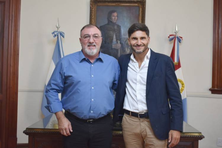 El intendente se reunió con el gobernador Maximiliano Pullaro