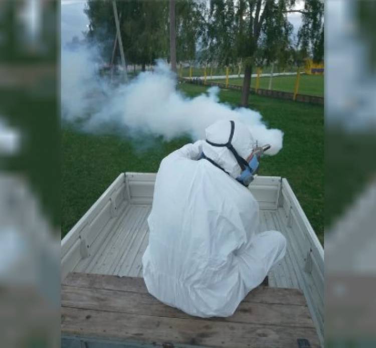 Dengue: fumigan en Frontera para controlar el mosquito Aedes aegypti