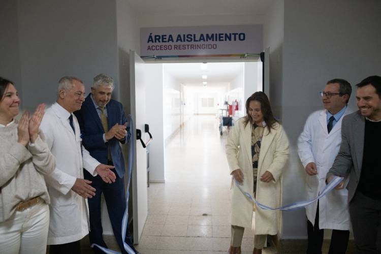 El Hospital Córdoba inauguró un área de aislamiento con equipamiento de última generación