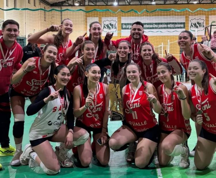 San Isidro se consagró campeón provincial en vóley Sub 18 y jugará la Copa Argentina