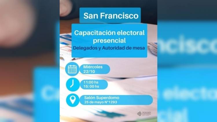Secretaría Electoral invita a autoridades de mesa a capacitarse