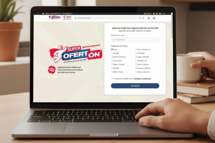 SuperOfertón 2026: Récord de comercios cordobeses inscriptos