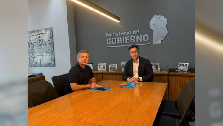 Avanzan las obras en San Francisco: Manuel Calvo se reunió con el intendente Damián Bernarte