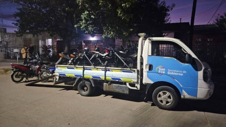 Secuestraron 17 motocicletas durante un operativo interfuerzas