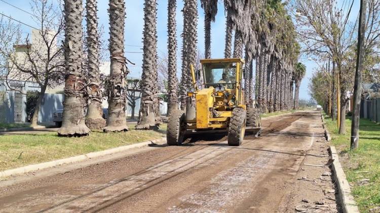 Avanzan las tareas de mejoramiento de calles en distintos sectores de San Francisco